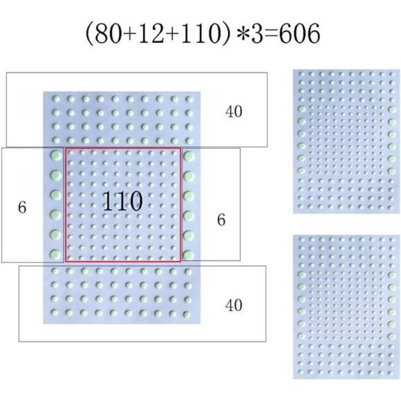 Realistic 3D Domed Glow in The Dark Stars 606 Dots for Starry Sky Kids Bedroom - Picture 6 of 6